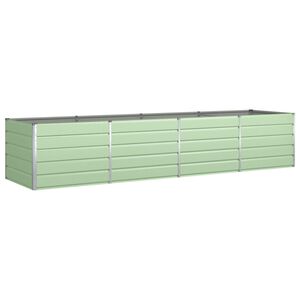 vidaXL Lovelis Pastelinė žalia 385 x 100 x 75 cm Cinkuota plienas