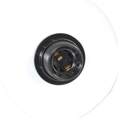 vidaXL Pakabinamas šviestuvas, visiškai juodas, 109cm, 25W, E27