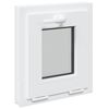vidaXL Bendras lango vidinis atspalvis baltas RISOR 40 x 45 cm
