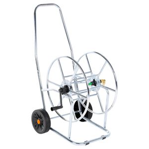 vidaXL Žarnos ritės vežimėlis 80 m 3/4" žarnai, plienas