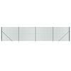 vidaXL Vielinė tinklinė tvora su smaigais, žalios spalvos, 1,6x10m