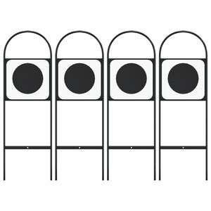 vidaXL Žymekliai jojimo aikštelei, 4vnt., plienas