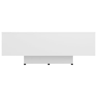 vidaXL Kavos staliukas, baltas, 85x55x31cm, MDP