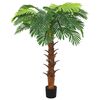 vidaXL Dirbtinis paprastasis cikas su vazonu, žalias, 160cm