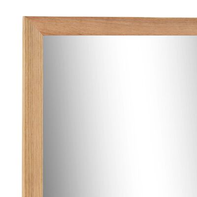 vidaXL Vonios kamb. veidrodis, 60x12x62cm, riešutmedžio med. mas.