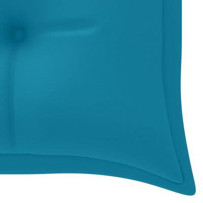 vidaXL Sudedamas sodo suoliukas su pagalvėle, 159 cm, tikmedis