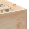 vidaXL Grindų lovos rėmas su saugykla Ruda 140 x 200 cm Pušies masyvas