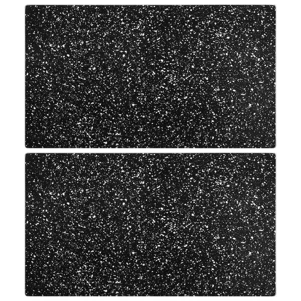 vidaXL Pjaustymo lentelės, 2vnt., grūdintas stiklas, granito raštų