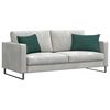 vidaXL Sofa Pagalvės 2 pcs Tamsiai žalia 60 x 40 cm audinys