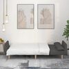 vidaXL Dvivietė sofa-lova su dvejomis pagalvėmis, pilka, audinys