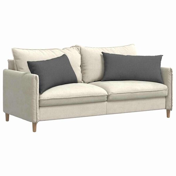 vidaXL Sofa Pagalvės 2 pcs Tamsiai pilka 80 x 40 cm audinys