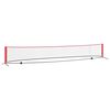 vidaXL Teniso tinklas Juoda ir raudona 595 x 90,5 x 87 cm Poliesteris