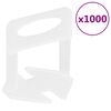 vidaXL Plytelių i&scaron;lyginimo spaustukai, 1000vnt., 2mm