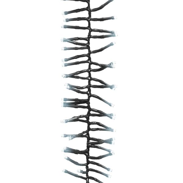 vidaXL LED lempučių girlianda, 23m, PVC, 3000 šaltų baltų LED, tanki