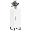 vidaXL Šoninė spintelė, baltos spalvos, 34,5x34x90cm, apdirbta mediena