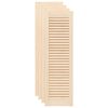 vidaXL Spintelės durelės, 4vnt., 99x29,5cm, pu&scaron;is, žaliuzių dizaino
