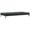 vidaXL Stalo uždengimas 182 x 102 x 15 cm audinys Stačiakampio Juoda