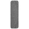 vidaXL Neslystantys laiptų kilimėliai, 15vnt., pilki, 75x20cm