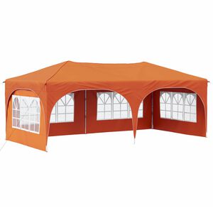 vidaXL Pop-up &scaron;ventinis palapinė 575 x 288 x 245 cm Oranžinė