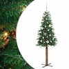 vidaXL Lieknas Kalėdų eglutė Žalia 150 cm PVC ir kietasis pu&scaron;ų medis