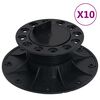 vidaXL Reguliuojamos terasos atramos, 10vnt., 60-88mm