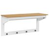 vidaXL Paltas HILL Balta ir medaus ruda 90 x 35 x 41.5 cm