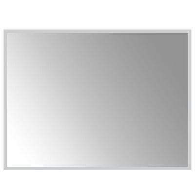 vidaXL Vonios kambario LED veidrodis, 80x60cm