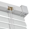 vidaXL Žaliuzės, aliuminis, 120 x 130 cm, baltos