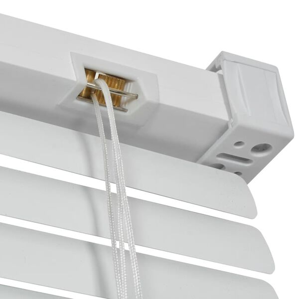 vidaXL Žaliuzės, aliuminis, 120 x 130 cm, baltos