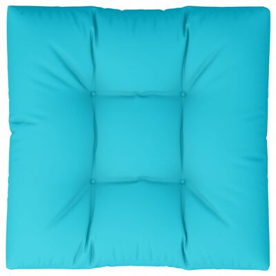 vidaXL Paletės pagalvėlė, turkio spalvos, 80x80x12cm, audinys