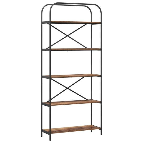 vidaXL Knygų lentyna Senas medis 80 x 30 x 183 cm Apdirbta mediena