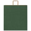 vidaXL Popieriniai mai&scaron;eliai 250vnt. su rankenomis, žalios, 45x17x48cm