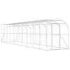 vidaXL Vi&scaron;tų narvas prie sienos Sidabrinė 600 x 150 x 215 cm