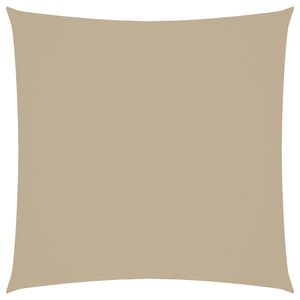 vidaXL Tentas nuo saulės, oksfordo aud., kvadratas, 2x2m, smėlio sp.