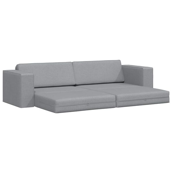 vidaXL Sofa lova 200cm &Scaron;viesiai pilka audinys