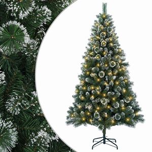 vidaXL Dirbtinė Kalėdų eglutė 120 cm 150 LED &Scaron;ilta balta
