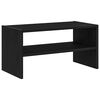 vidaXL Batų lentyna, sukraunamos, juoda, 60x30x30,5cm