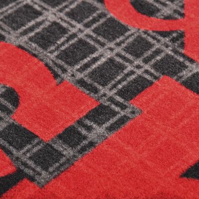 vidaXL Virtuvės kilimėlis, 45x150cm, plaunamas, su užrašu Hot & Spicy