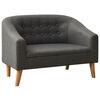 vidaXL Vaiki&scaron;ka sofa, pilkos spalvos, audinys
