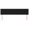 vidaXL Galvūgalis, 2vnt. juodos spalvos, 90x5x78/88cm, audinys