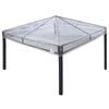 vidaXL Paviliono dangos keitimas 300 x 300 x 26 cm Skaidrus PVC