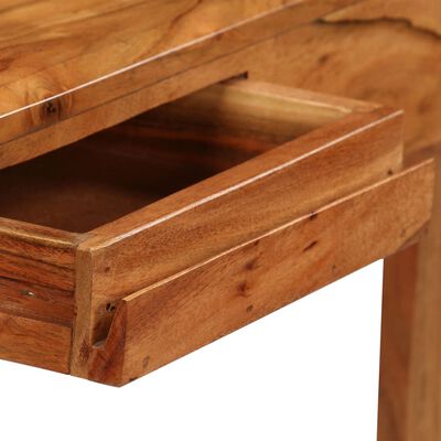 vidaXL Rašomasis stalas su stalčiais, mediena, 88x50x90cm