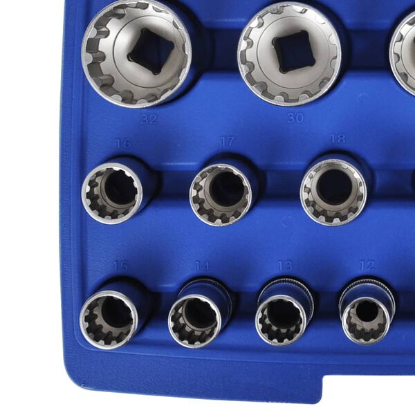 19 vnt. galvučių rinkinys Spline su dėklu