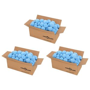 vidaXL Kamuoliukai baseino filtrui, mėlyni, polietilenas, 2100g