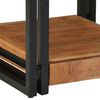 vidaXL &Scaron;alia lovos spintelė su stalčių 2 pcs Ruda 40 x 40 x 50 cm
