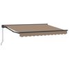 vidaXL Rankinė sulankstoma markizė Taupe 4 x 2 m