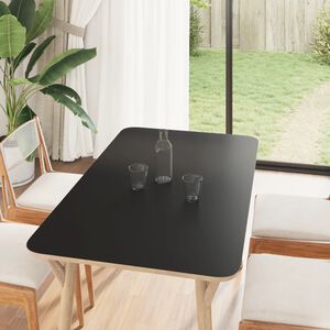 vidaXL Baldų lipdukai, juodas, 90x500cm, PVC, lipnūs, matiniai