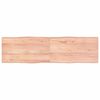 vidaXL Stalvir&scaron;is, &scaron;viesiai rudas, 180x50x(2-6) cm, medienos masyvas