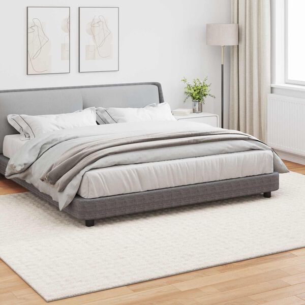 vidaXL Zoninės kiliminės dangos Stačiakampio Kreminė 280 x 200 cm