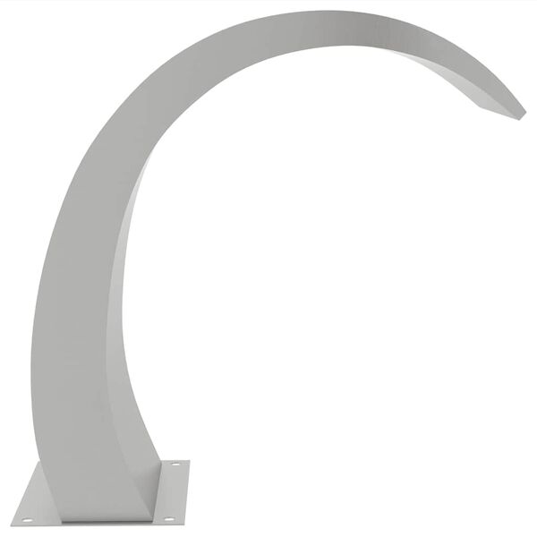 vidaXL Baseino fontanas su LED, 22x60x70cm, nerūdijantis plienas 304